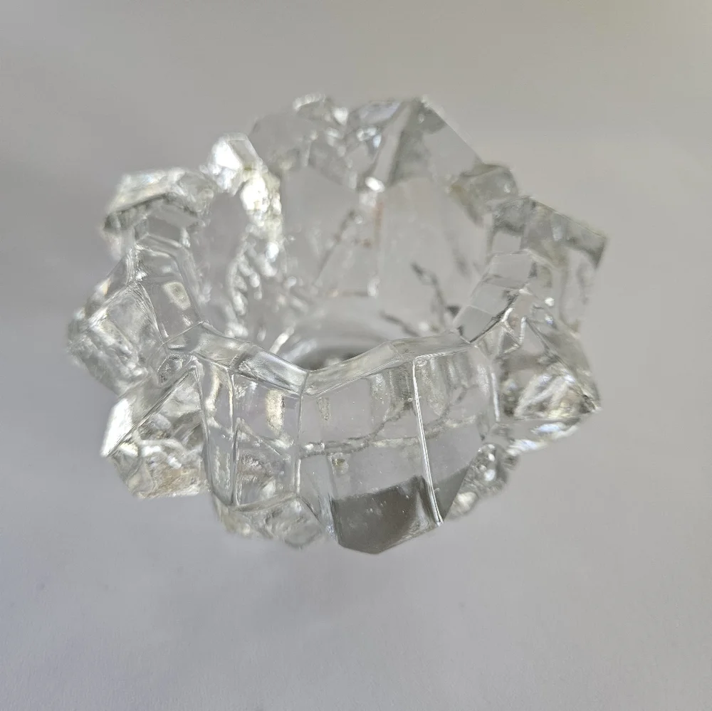 GOEBEL Charlottenhutte Ice Lead Crystal Votive Candle Holder | SZ4.5